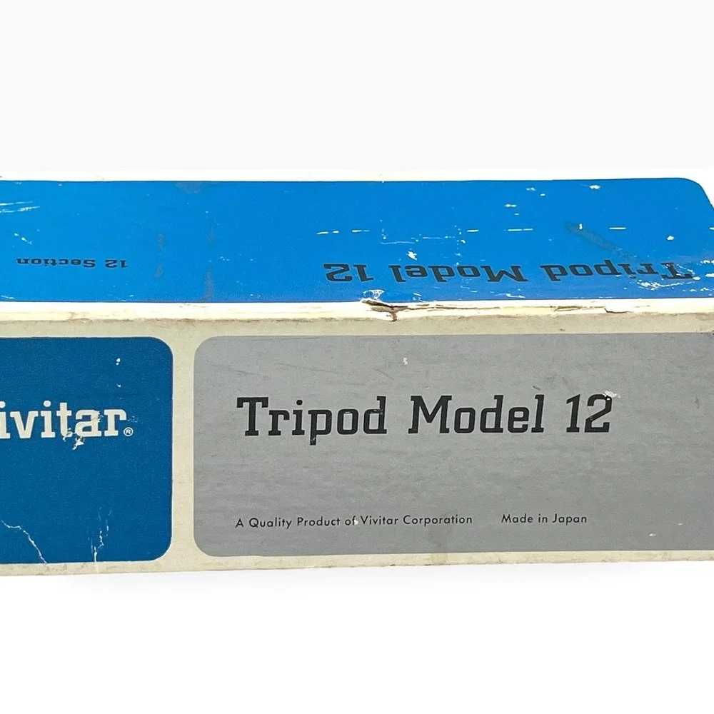 Vivitar Tripod Model 12 Vintage 12 Section Tabletop Camera Stand Japan 65-4009